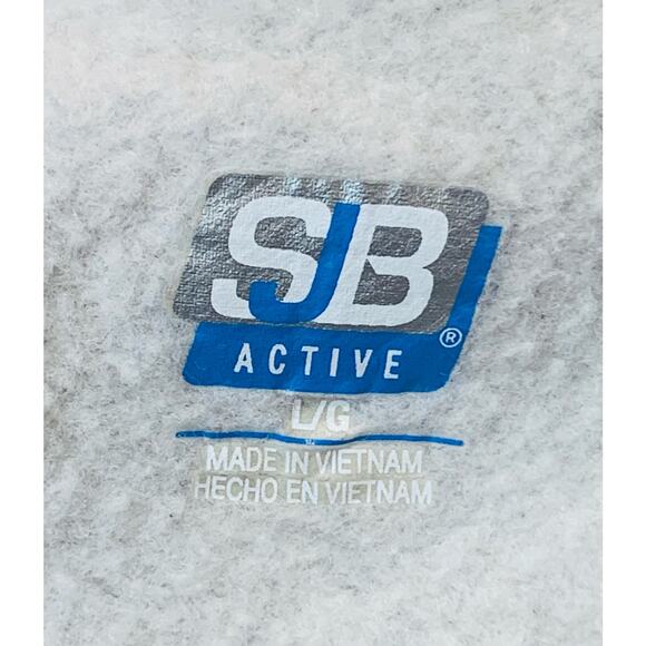 Vintage Sweatshirt Large Womens Gray Pullover Roll Collar Kangaroo Pocket Button - Picture 3 of 10